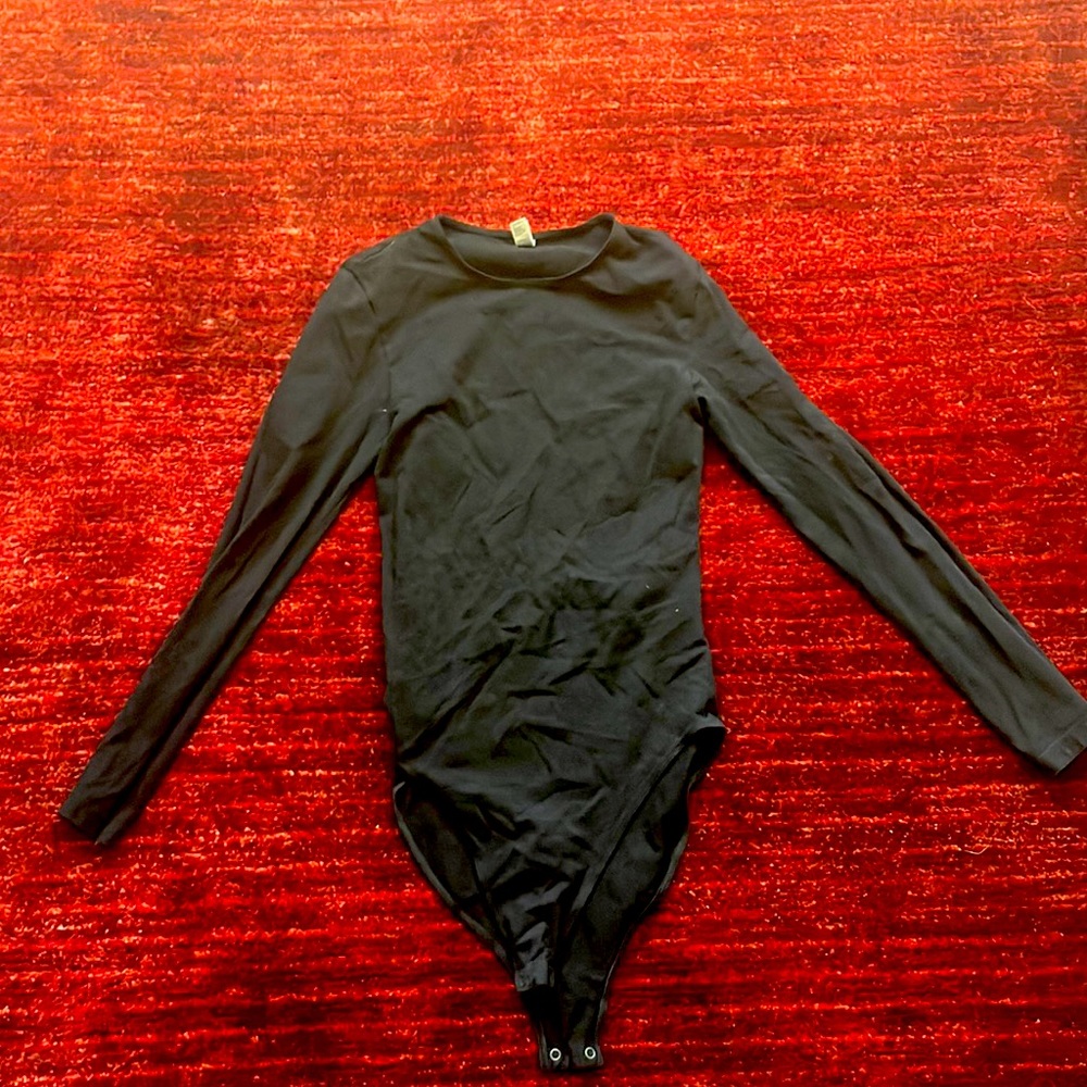 Long sleeve American Apparel bodysuit. Size M.